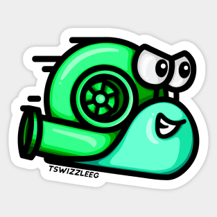 Turbo Snail - Glowing Sticker